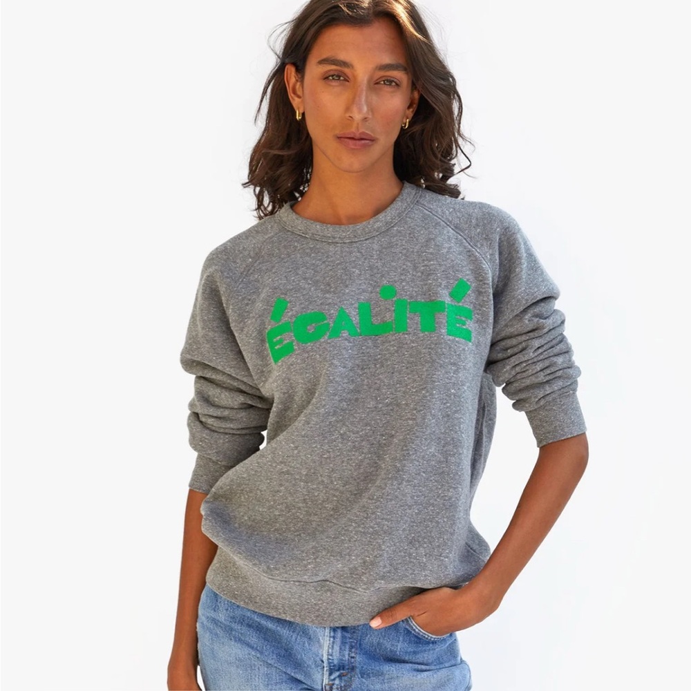 Clare V Grey Sweatshirt Sz XL NWOT